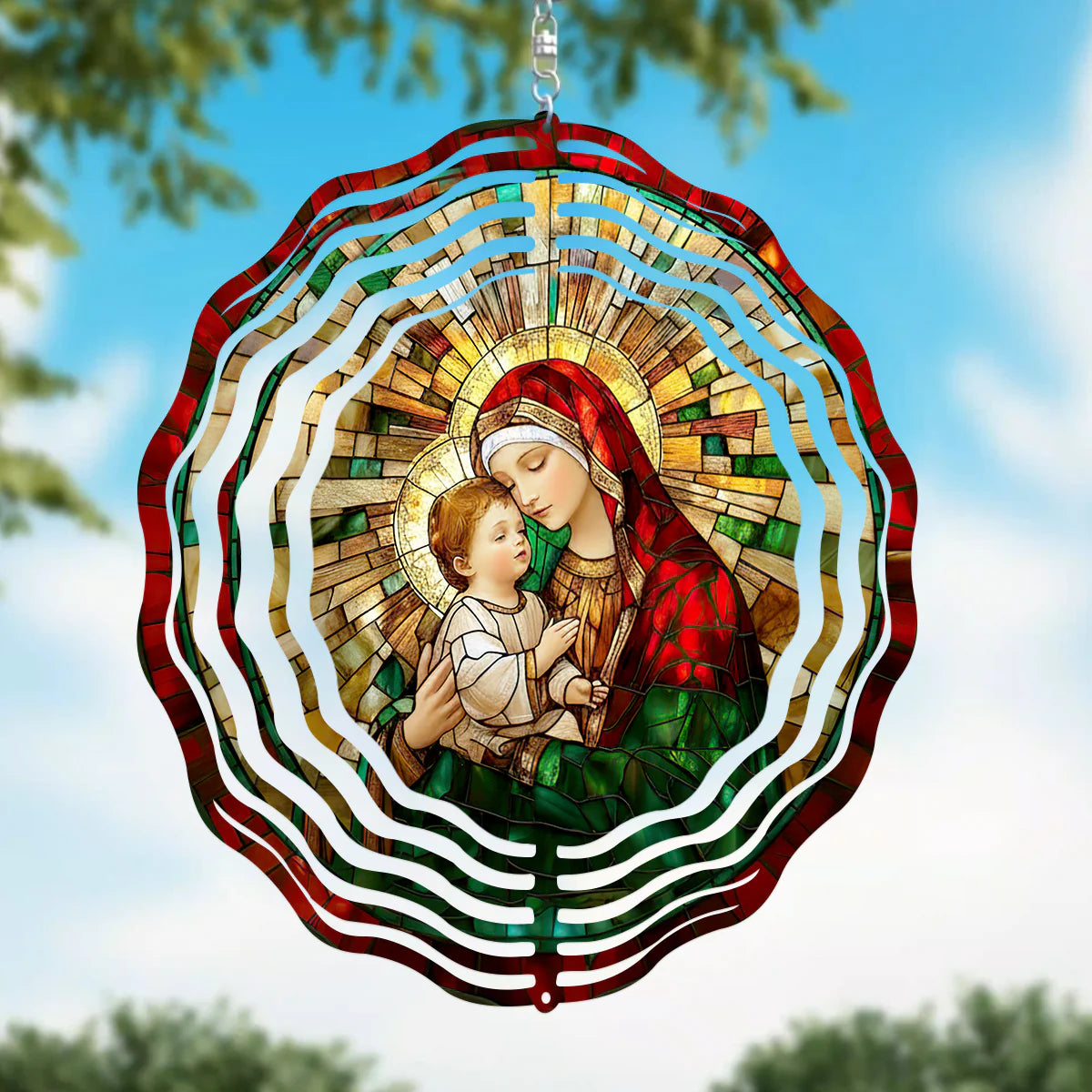 Sacred Light Of Mother And Child - Wind Spinners