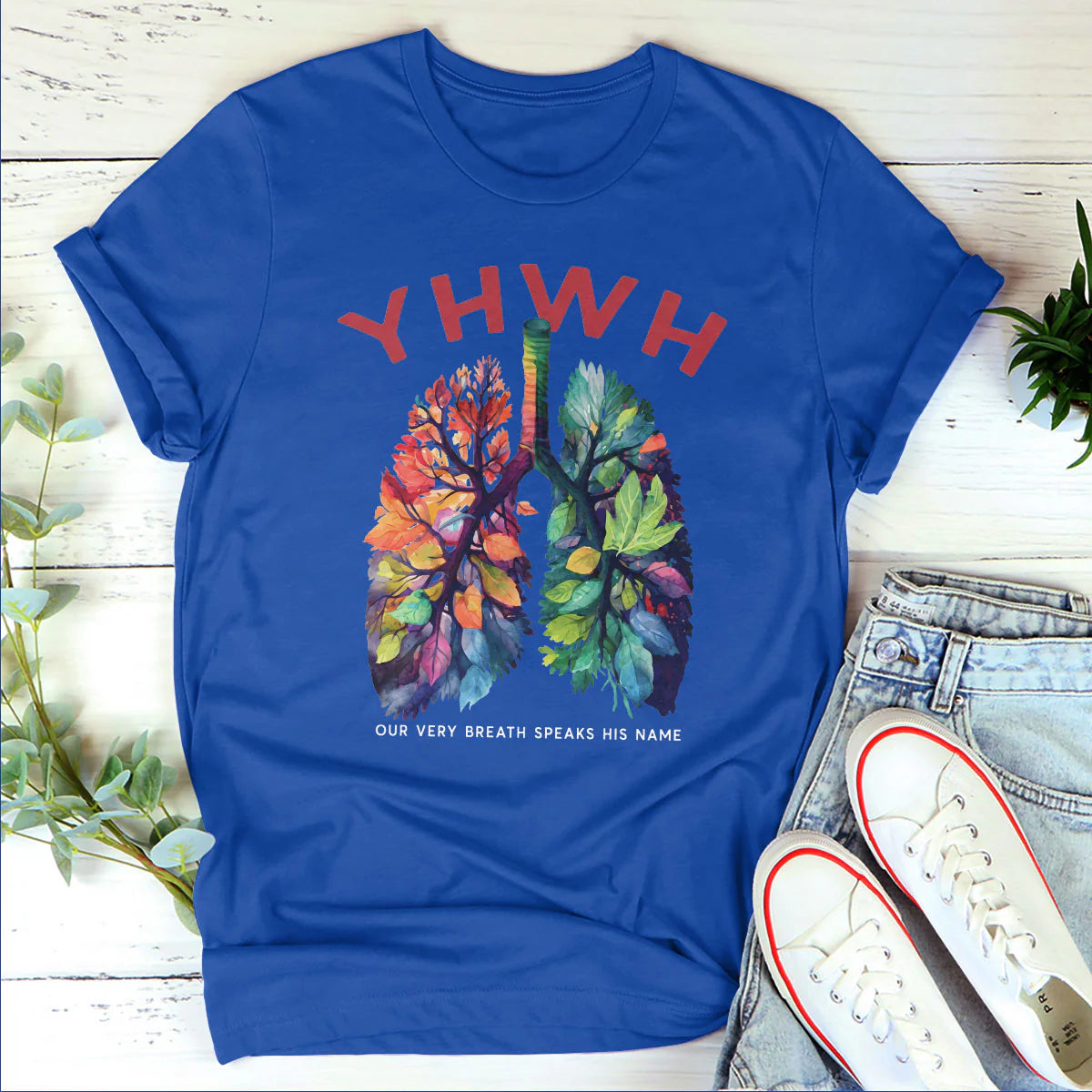 YAHWEH Our Very Breath Speaks His Name | 2D Unisex T-shirt