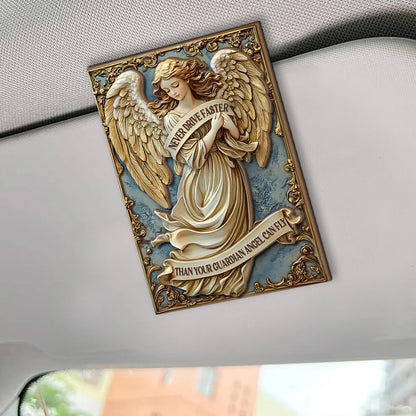 Drive With Faith, Protected By Grace - Car Visor Clip