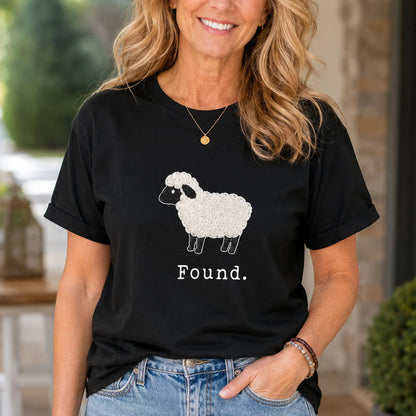 Christian Psalm 23 Lamb, Christian Gift | 2D Unisex T-shirt