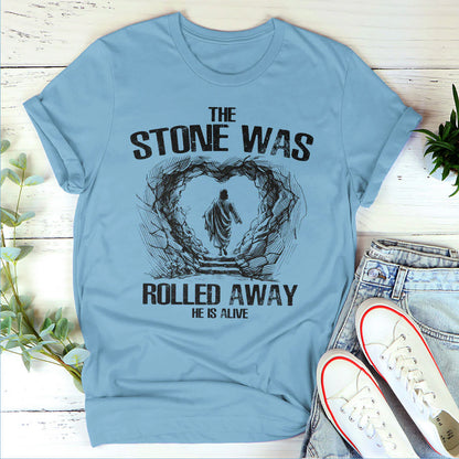 The Stone Was Rolled Away | 2D Unisex T-shirt