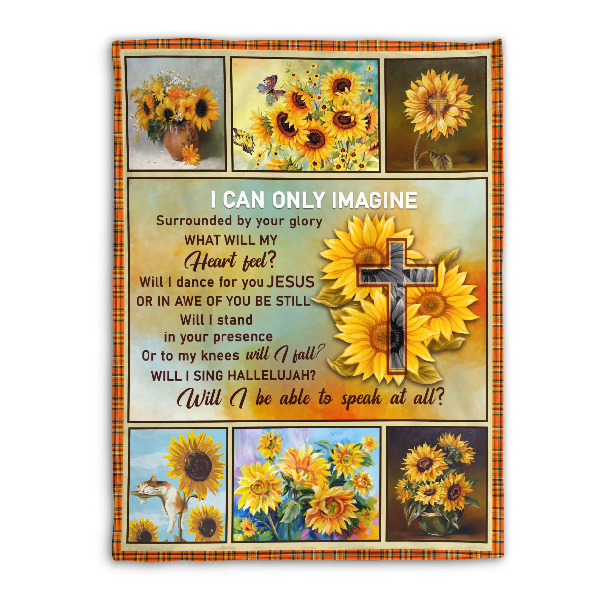 Beautiful Sunflower Fleece Blanket - I Can Only Imagine