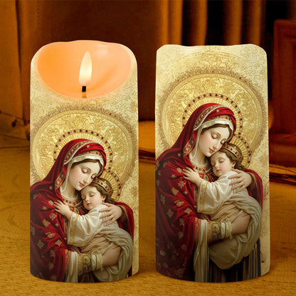 Mother of Tender Mercy - Flameless LED Candle