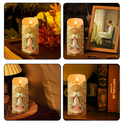 Golden Grace - Flameless LED Candle