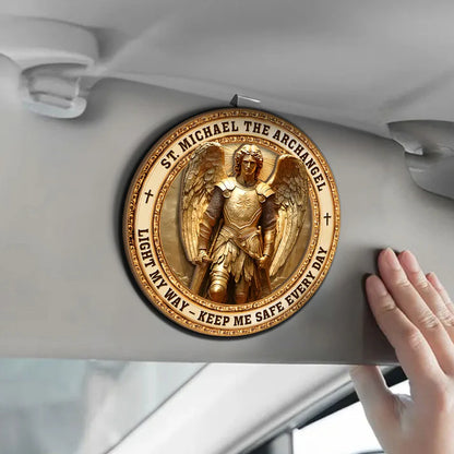 Archangel Michael Heaven’s Guardian - Car Visor Clip