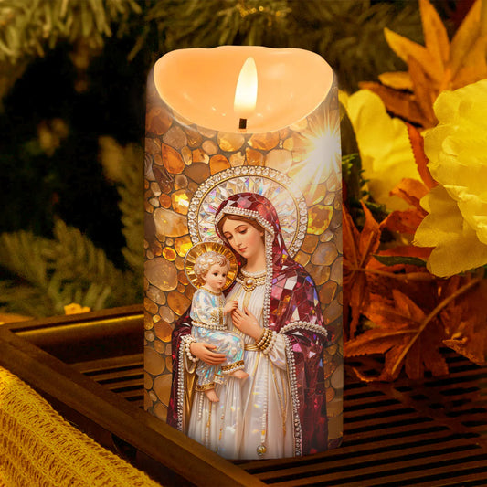 Heavenly Madonna - Flameless LED Candle