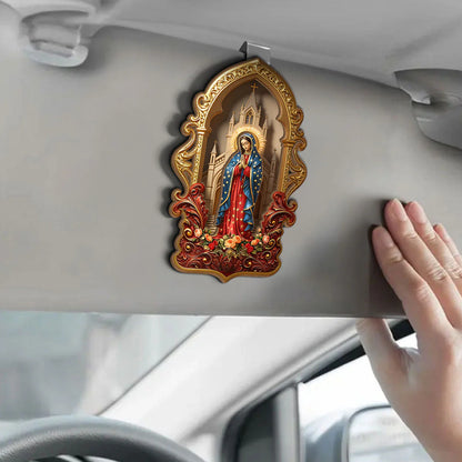 Our Lady Of Guadalupe - Car Visor Clip