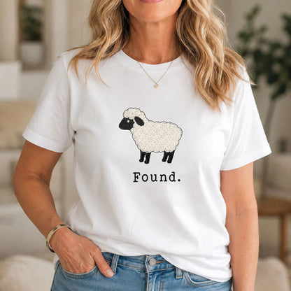 Christian Psalm 23 Lamb, Christian Gift | 2D Unisex T-shirt