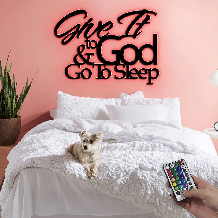 Give It To God - Metal Wall Art Sign