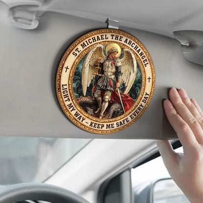 The Scales Of Judgment - Car Visor Clip