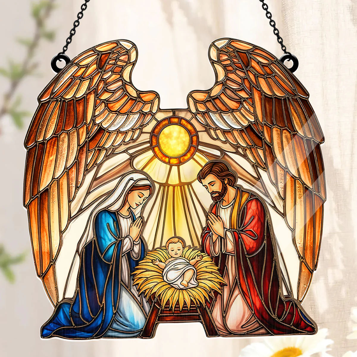 Holy Family - Window Hanging Suncatcher