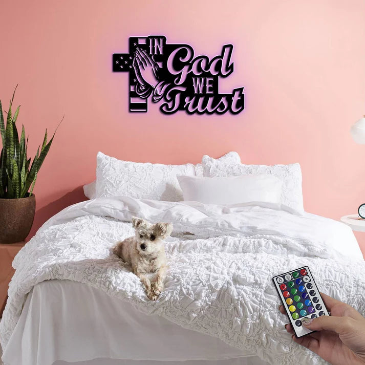 In God We Trust - Metal Wall Art Sign