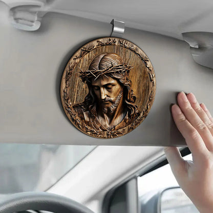 The Holy Sacrifice Of Our Savior - Car Visor Clip