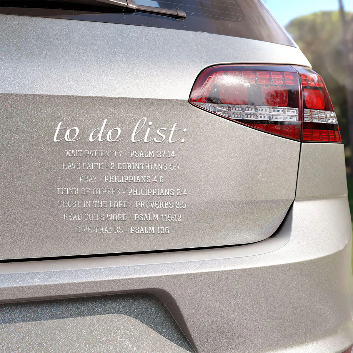 Christian Daily Todo List - Sticker