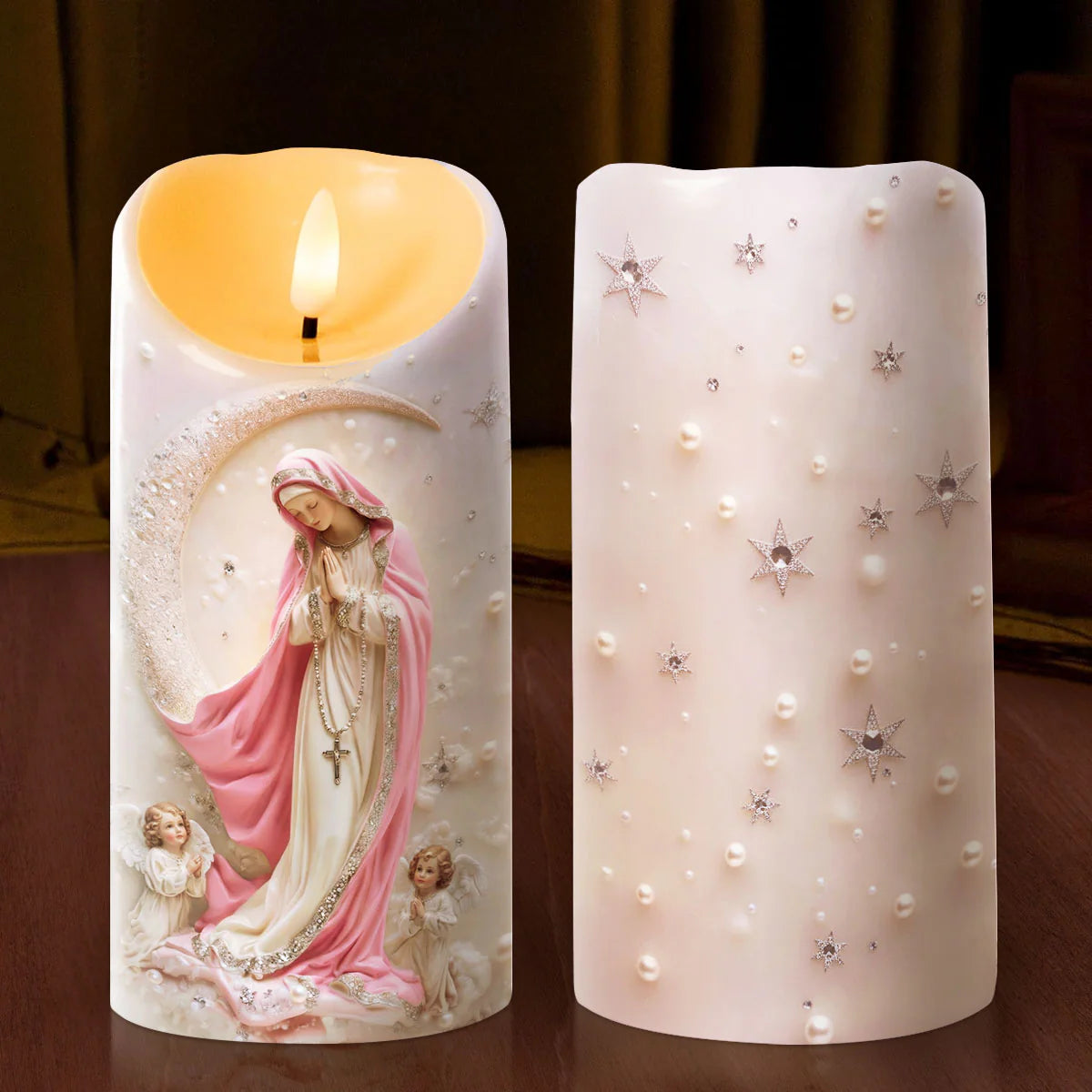 Soft Light, Sacred Night - Flameless LED Candle