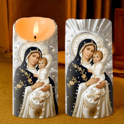 Our Lady Of Divine Light - Flameless LED Candle