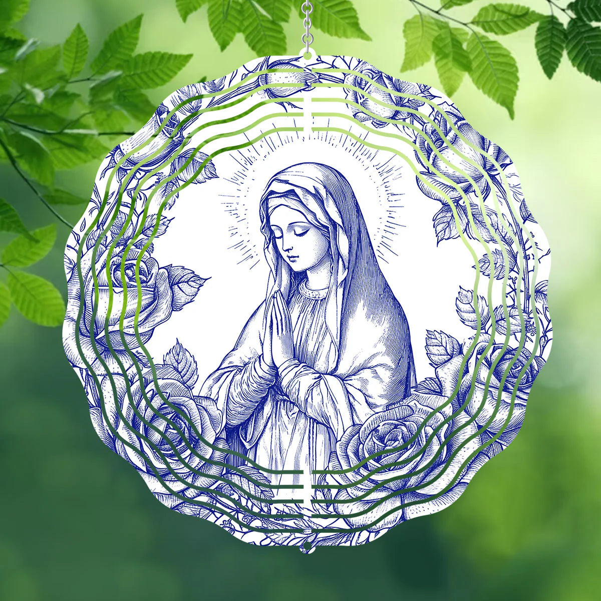 Immaculate Devotion Toile Art - Wind Spinners