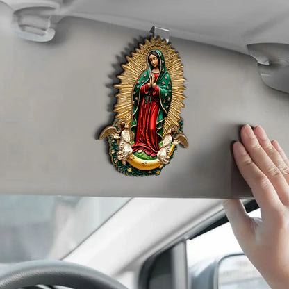 Our Lady Of Guadalupe - Car Visor Clip