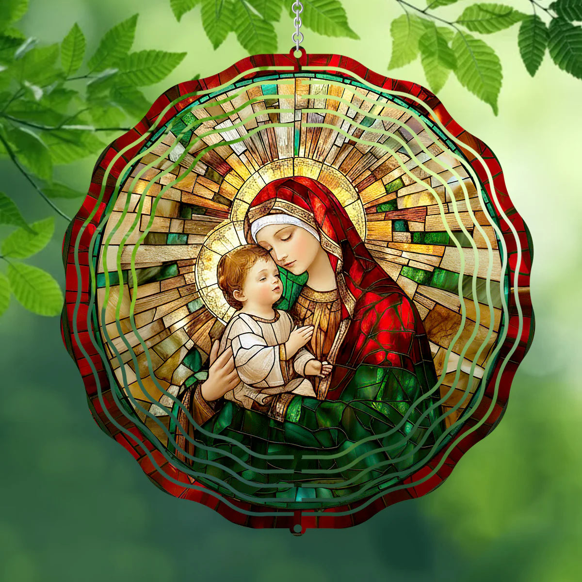 Sacred Light Of Mother And Child - Wind Spinners