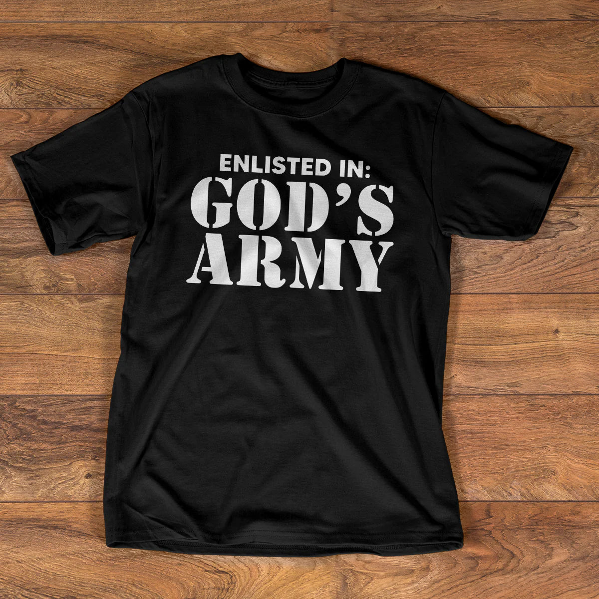 Enlisted In God's Army | 2D Unisex T-shirt