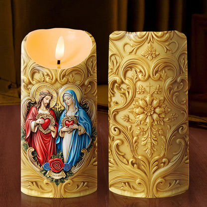 Eternal Hearts Of Heaven - Flameless LED Candle