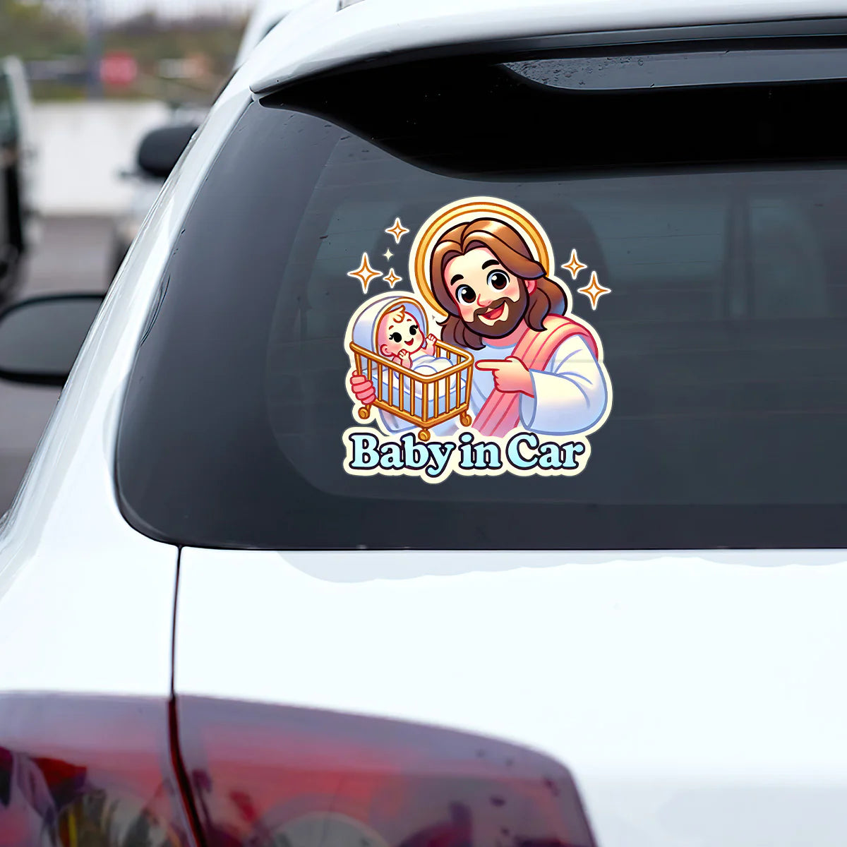 Baby In Car 4 - Sticker