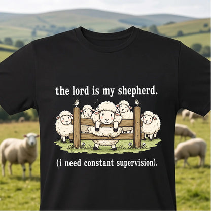 The Lord Is My Shepherd, Gift For Loved One | Personalized 2D Unisex T-shirt