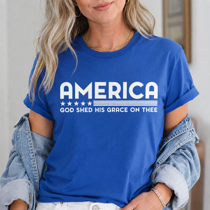 God Shed His Grace On Thee | 2D Unisex T-shirt