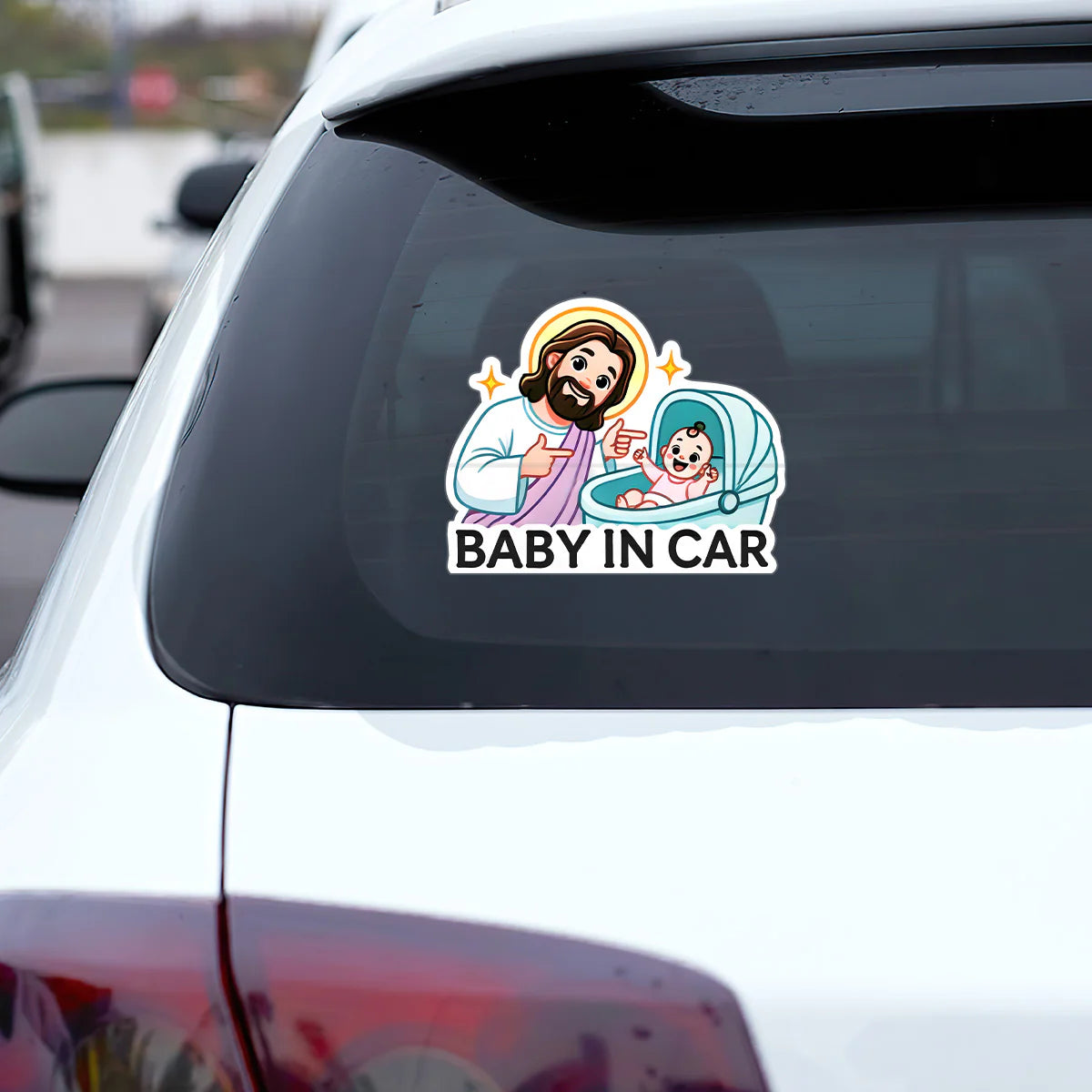 Baby In Car - Sticker