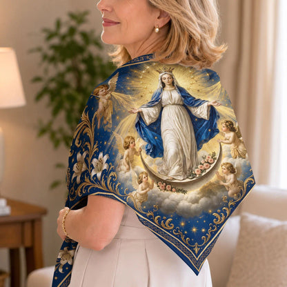 Queen Of Heaven Marian, Gift For Women | Shawl Wrap