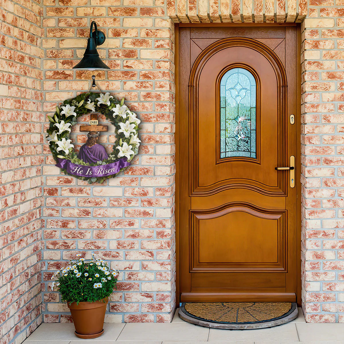 Reflect On The Path Of Sacrifice | Wooden Door Sign