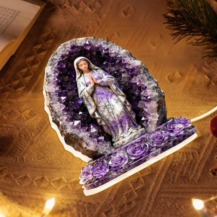 Our Lady of Amethyst Grace - Light Box