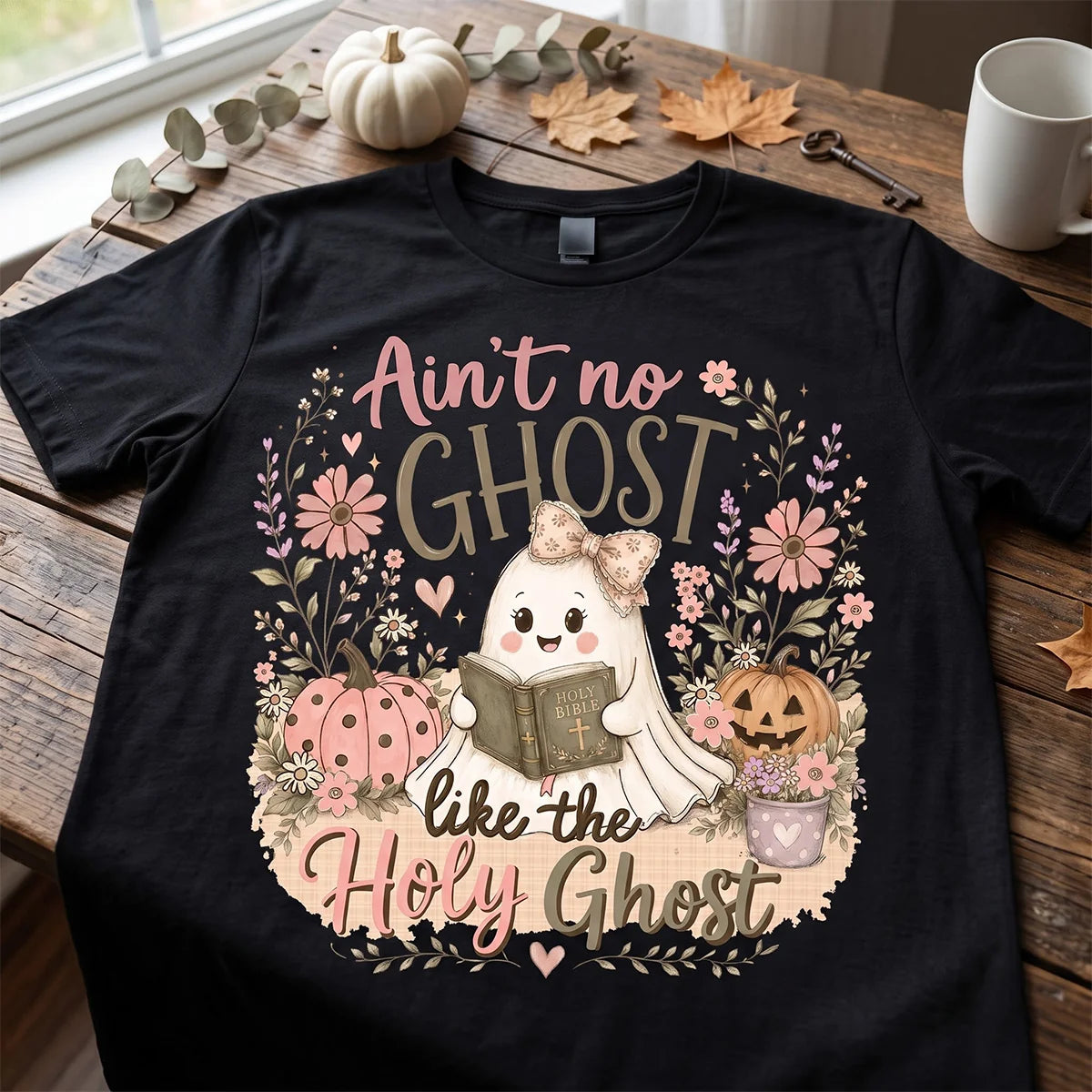 Ain't No Ghost Like The Holy Ghost, Gift For Faith Lover | 2D Unisex T-shirt