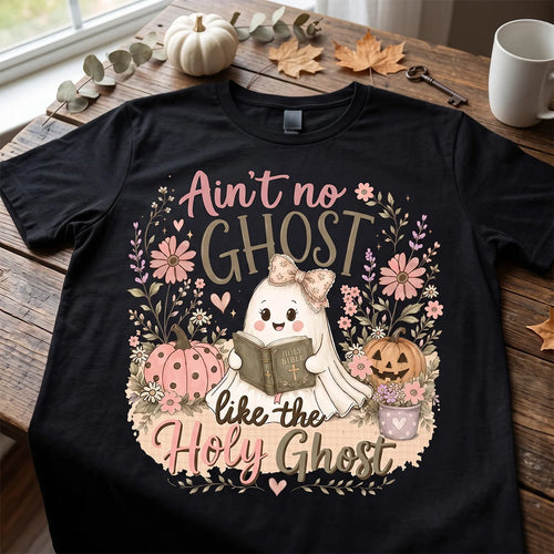 Ain't No Ghost Like The Holy Ghost, Gift For Faith Lover | 2D Unisex T-shirt