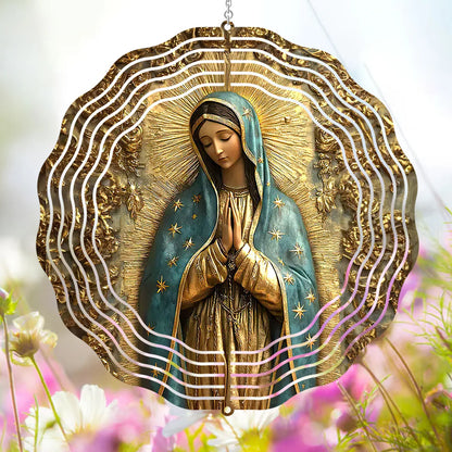 Vintage Style Virgin Mary - Wind Spinners