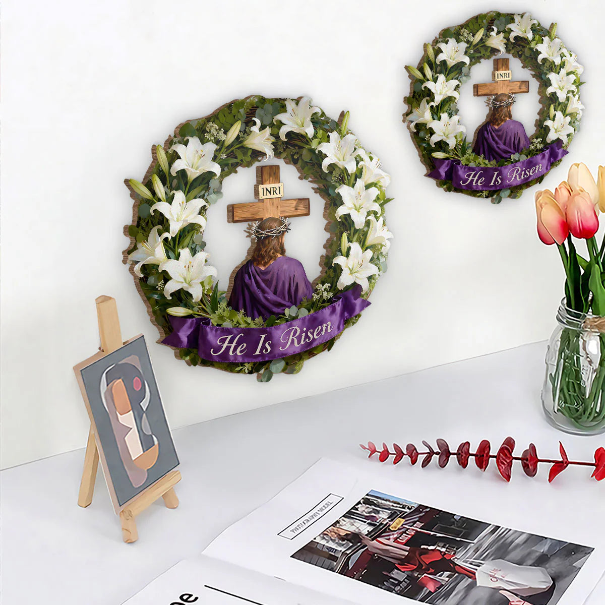 Reflect On The Path Of Sacrifice | Wooden Door Sign