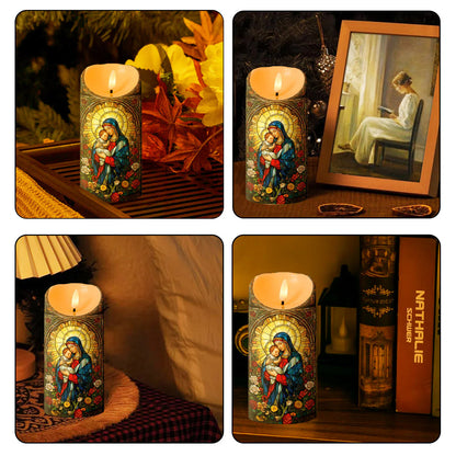 Blessed In One Halo - Flameless LED Candle