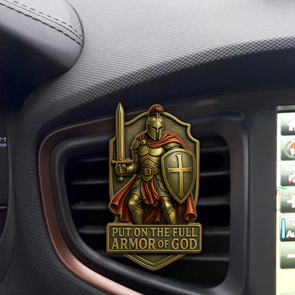 Put On The Full Armor Of God - Car Visor Clip