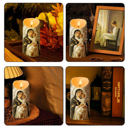 Our Lady Of Divine Light - Flameless LED Candle