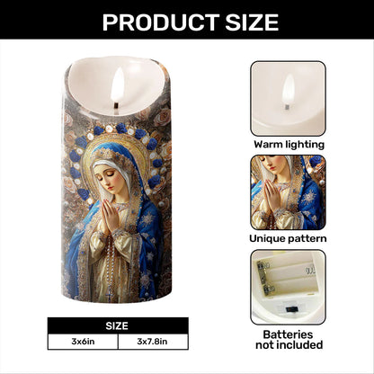 Queen Of Heaven - Flameless LED Candle