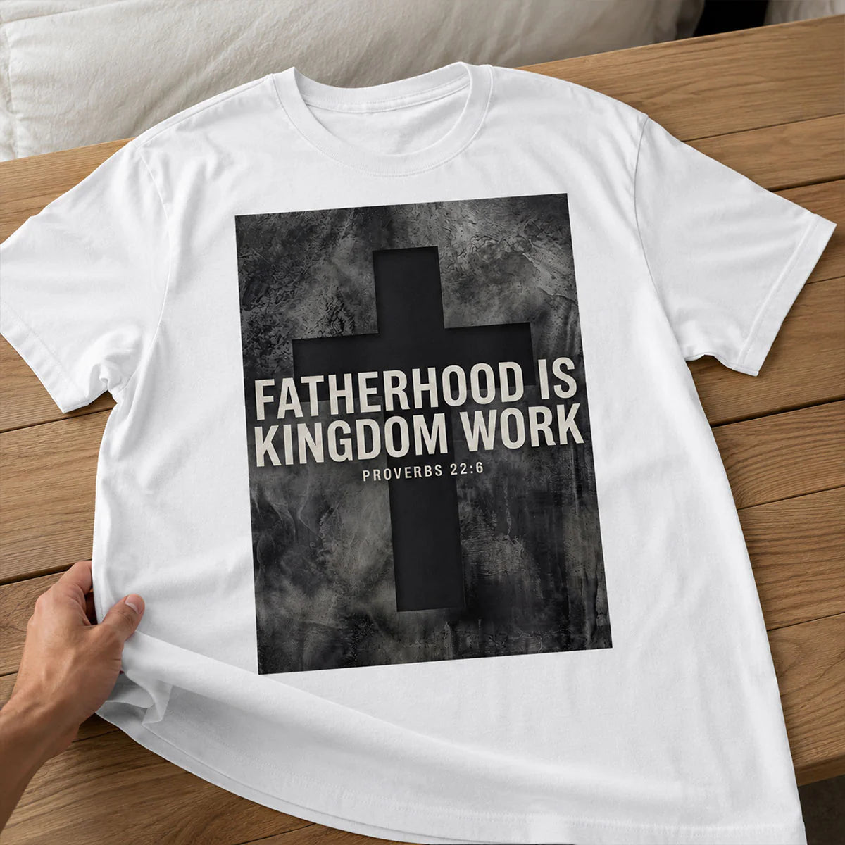 Fatherhood Is Kingdom Work | 2D Unisex T-shirt
