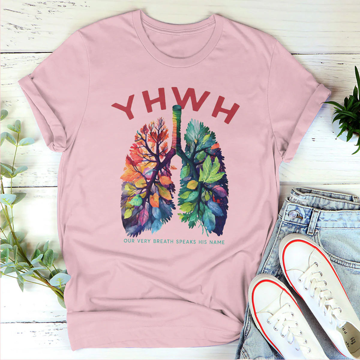 YAHWEH Our Very Breath Speaks His Name | 2D Unisex T-shirt