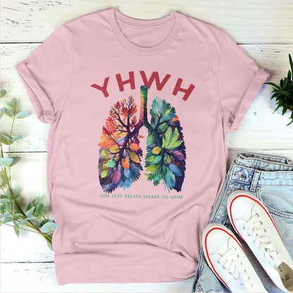 YAHWEH Our Very Breath Speaks His Name | 2D Unisex T-shirt