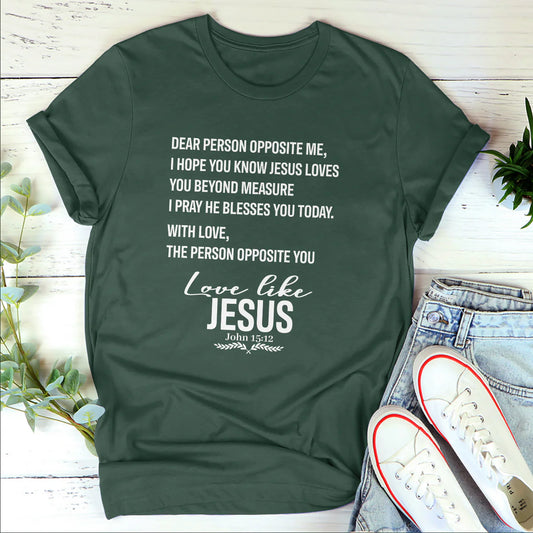Love Like Jesus | 2D Unisex T-shirt