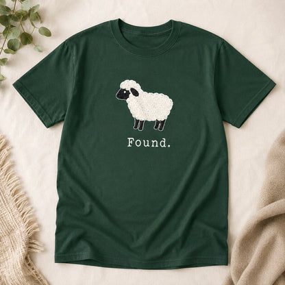 Christian Psalm 23 Lamb, Christian Gift | 2D Unisex T-shirt