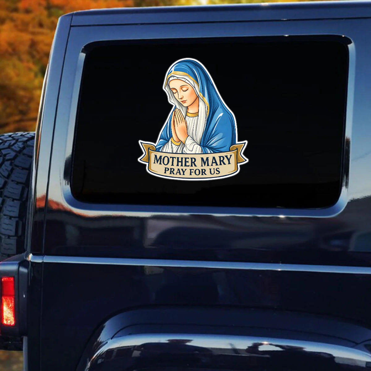Mother Mary Pray For Us - Sticker