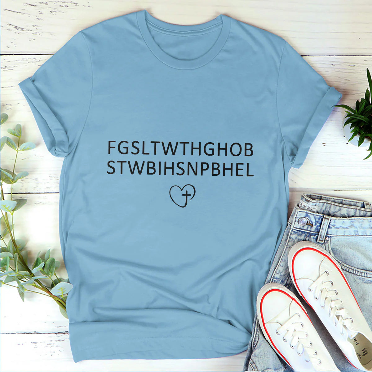 For God So Loved The World | Personalized 2D Unisex T-shirt