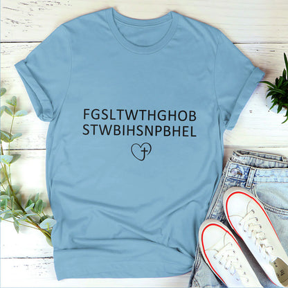 For God So Loved The World | Personalized 2D Unisex T-shirt