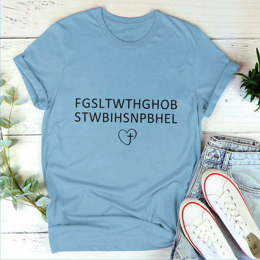 For God So Loved The World | Personalized 2D Unisex T-shirt