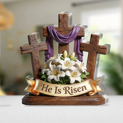 Victory Of The Risen King | Custom Shaped Acrylic Plaque